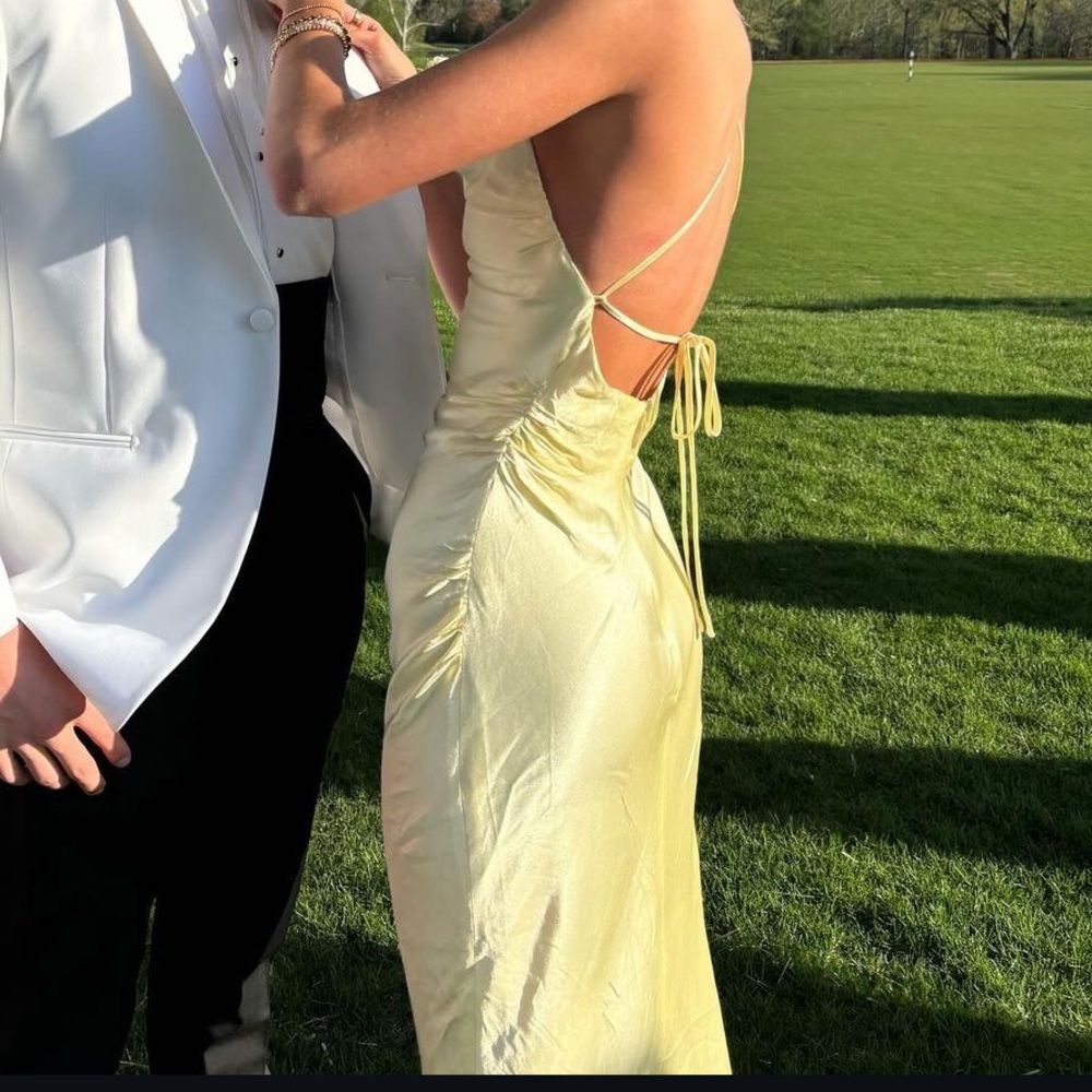 Shona Joy La Lune Dress in Yellow